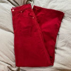 free people gia curvy wide leg corduroy pants